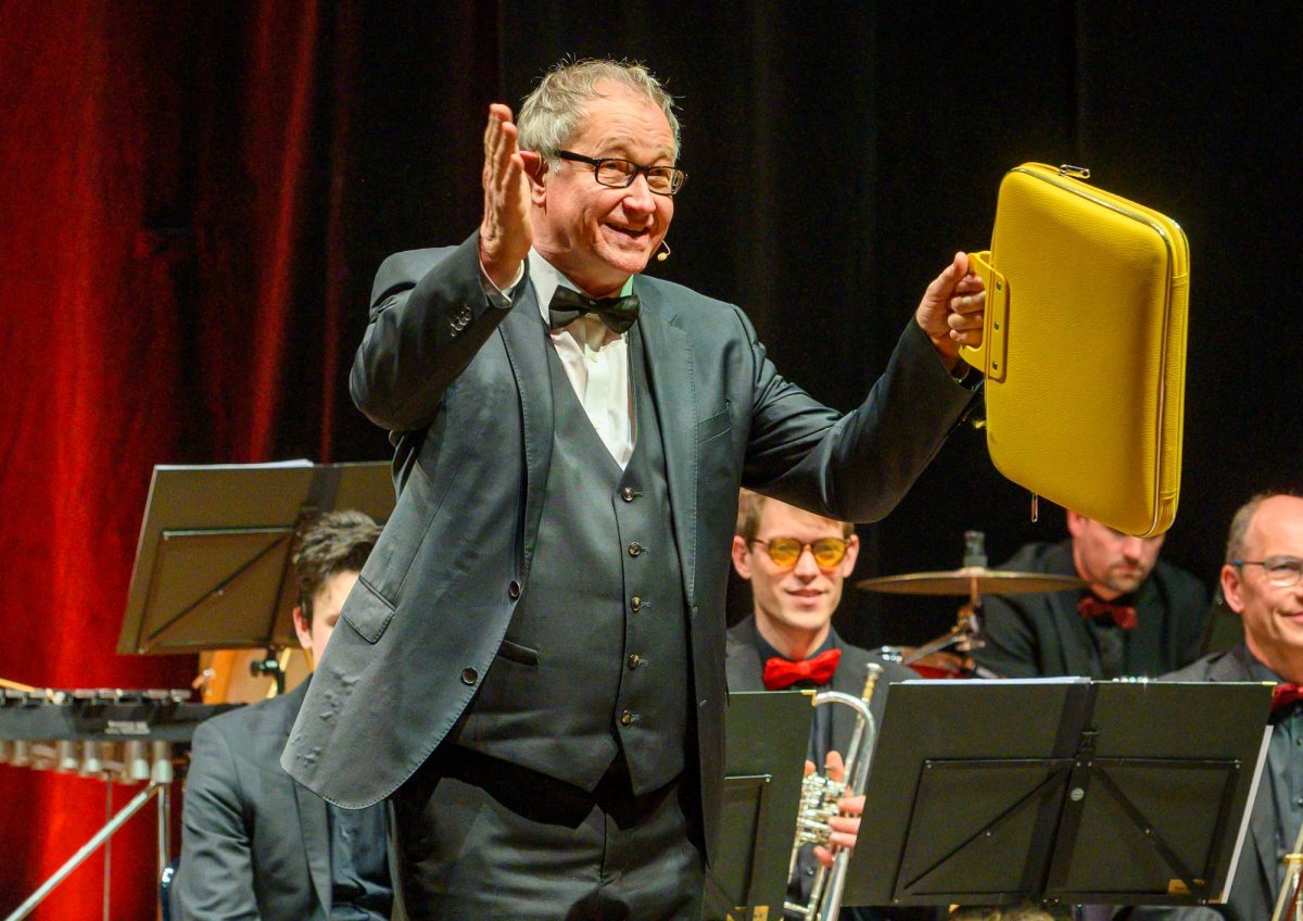 Kabarettist Peter Kube auf der Bühne